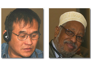 Interpreters at the Minority and Immigrant Farming conferences.