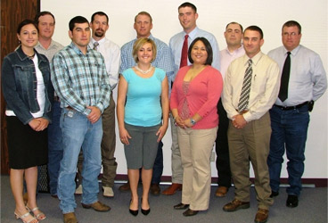 The 2009 County Operations Trainees (COTs) and one Farm Loan Officer Trainee (FLOT) will spend 12 months in formal training in preparation for their management positions. 