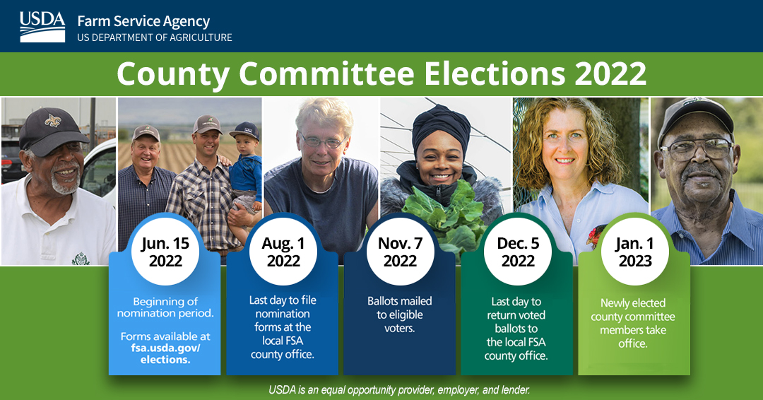 County Committee Election Calendar