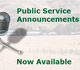 Public Service Announcements graphic